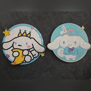 Cinnamoroll Inspired 5D Diamond Painting Coasters